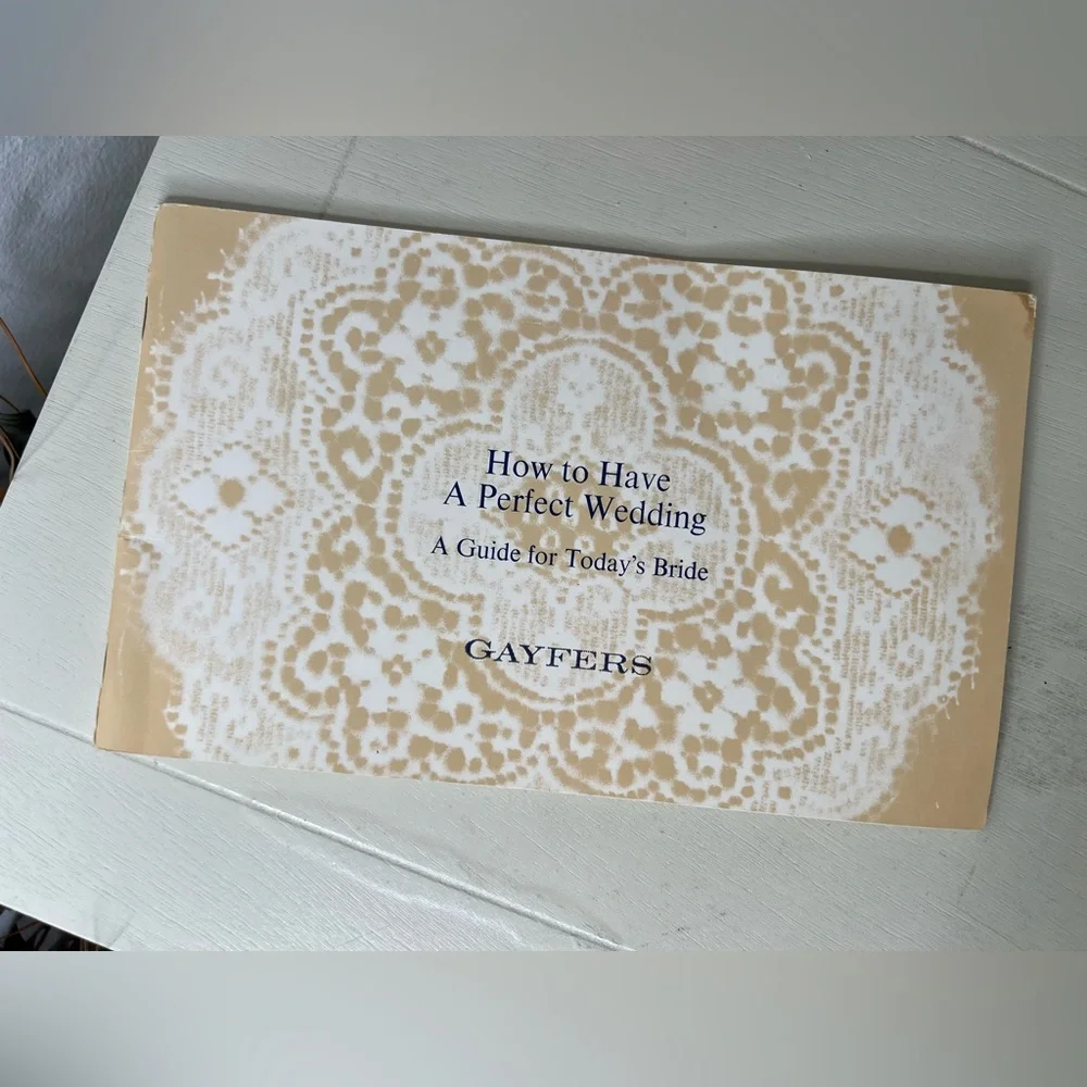Vintage Wedding Embassy Yearbook & How to have the perfect wedding